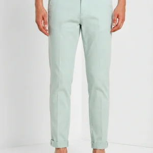 Torino Summer pantalone chino uomo in twill di cotone e lyocell slim fit