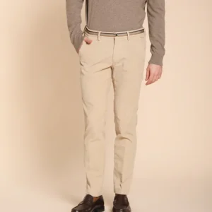 Torino Winter pantalone chino uomo in velluto 1000 righe slim fit