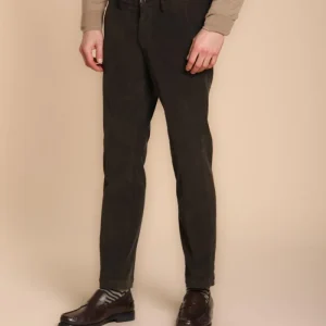 Torino pantalone chino uomo in velluto 1500 righe slim fit  ①