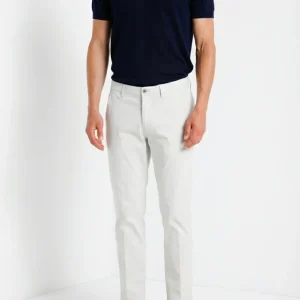 Torino Flex pantalone chino uomo in gabardina stretch slim fit ①