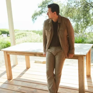 Torino City pantalone chino uomo stampa galles slim fit