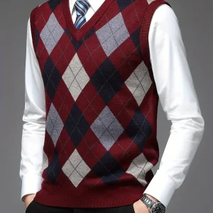Arlan - Pull à carreaux