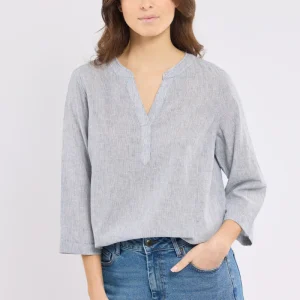 Tunique manches 3/4 CORIE - coton