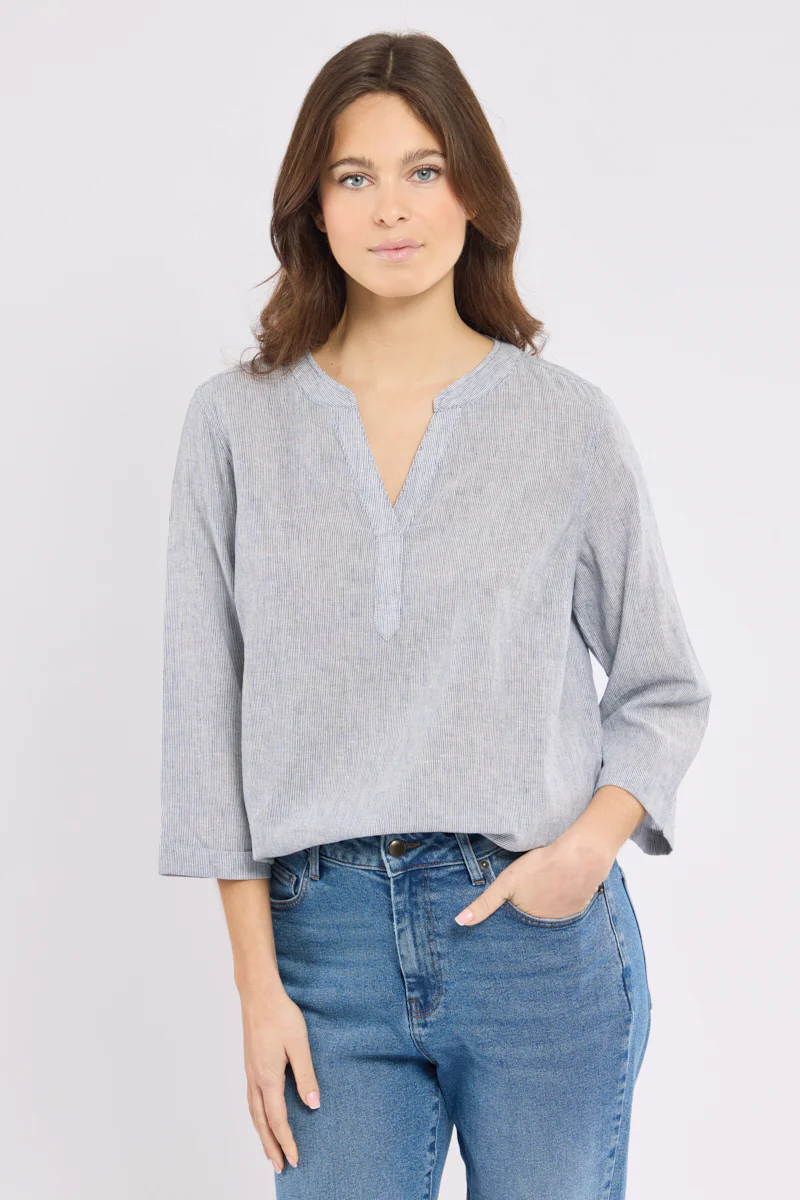 Tunique manches 3/4 CORIE - coton – Image 2