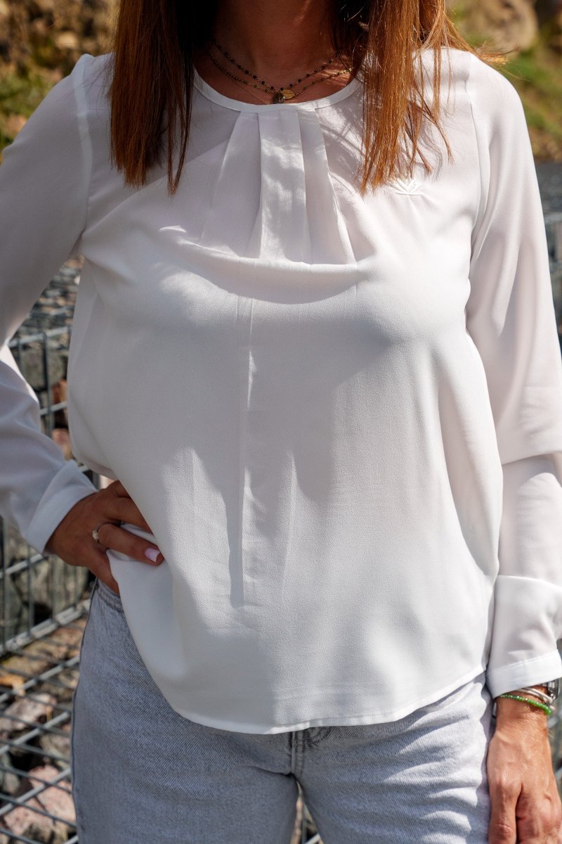 blouse club blanche