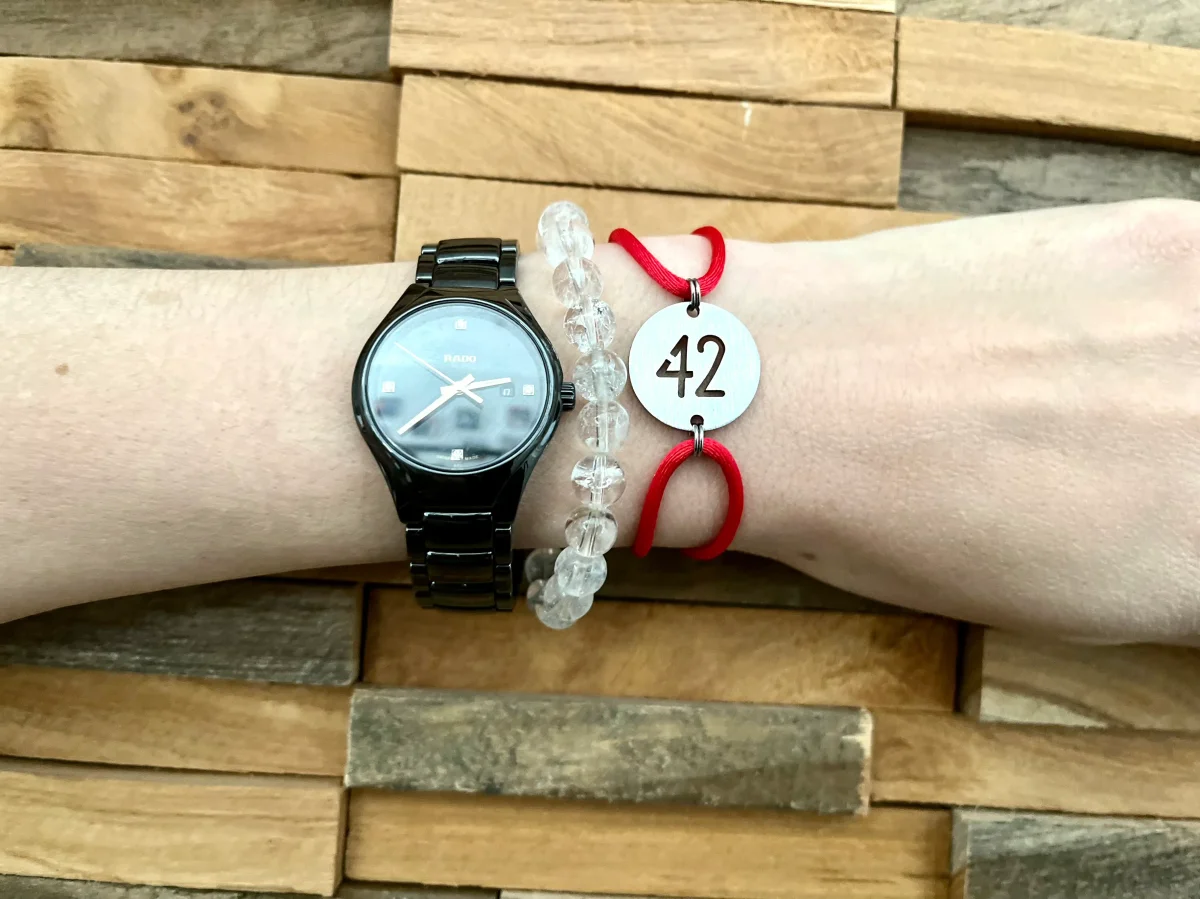 Bracelet 42 Inox Framboise – Image 3