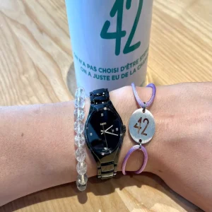 Bracelet 42 Inox Parme