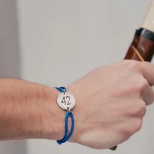 Bracelet 42 Inox Bleu Vif