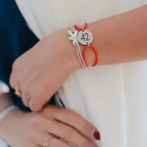 Bracelet 42 Inox Framboise