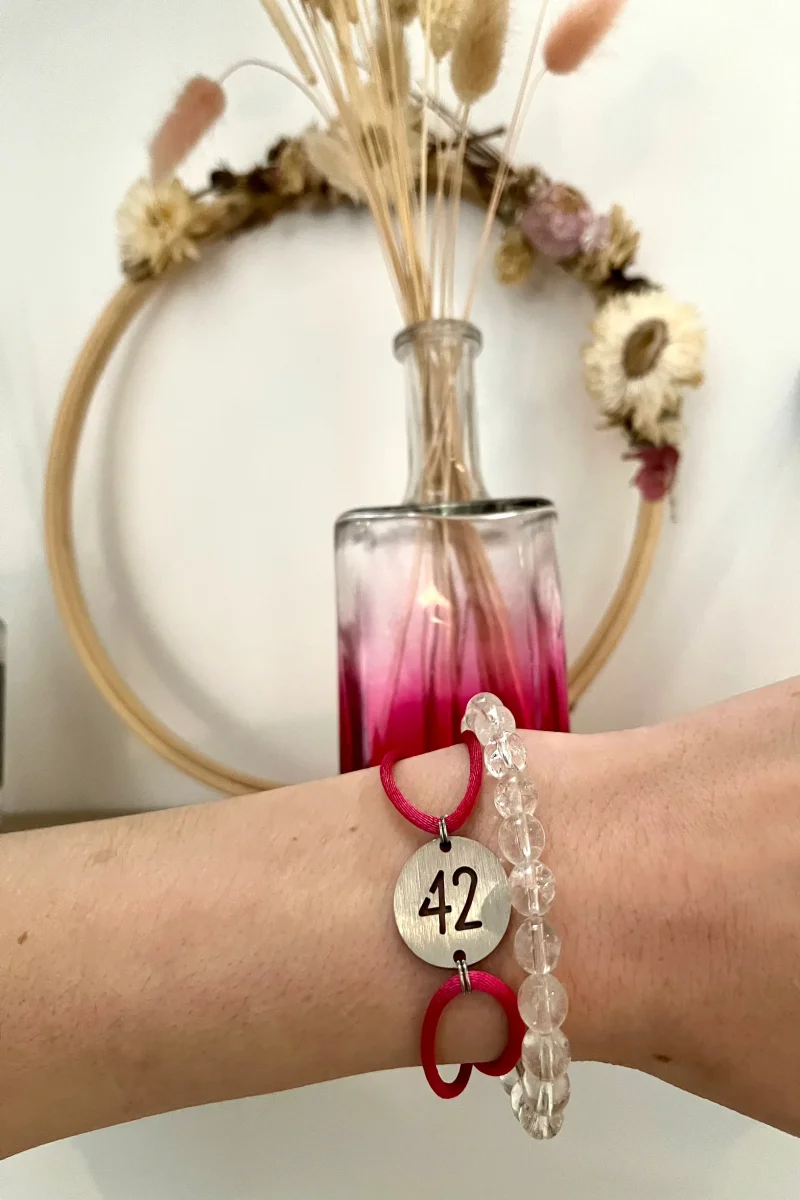 Bracelet 42 inox Fushia – Image 2