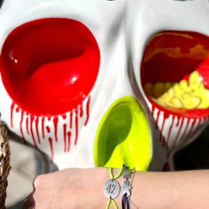 Bracelet 42 Inox Jaune Fluo