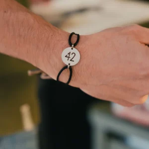 Bracelet 42 Inox Noir