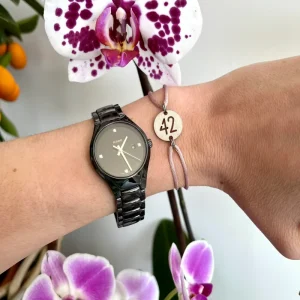 Bracelet 42 Petite Médaille Vieux Rose