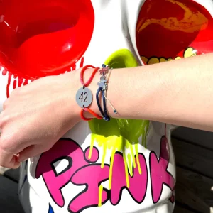 Bracelet 42 Inox Rose Fluo