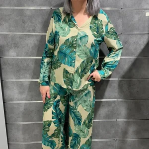 Chemise feuillage «Léo»