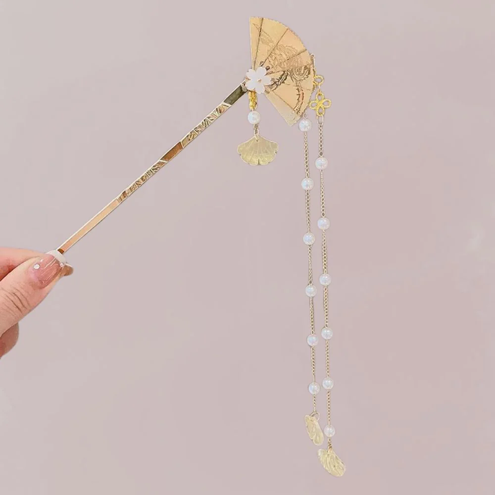 Ornement Kimono Femme | Éventail Doré