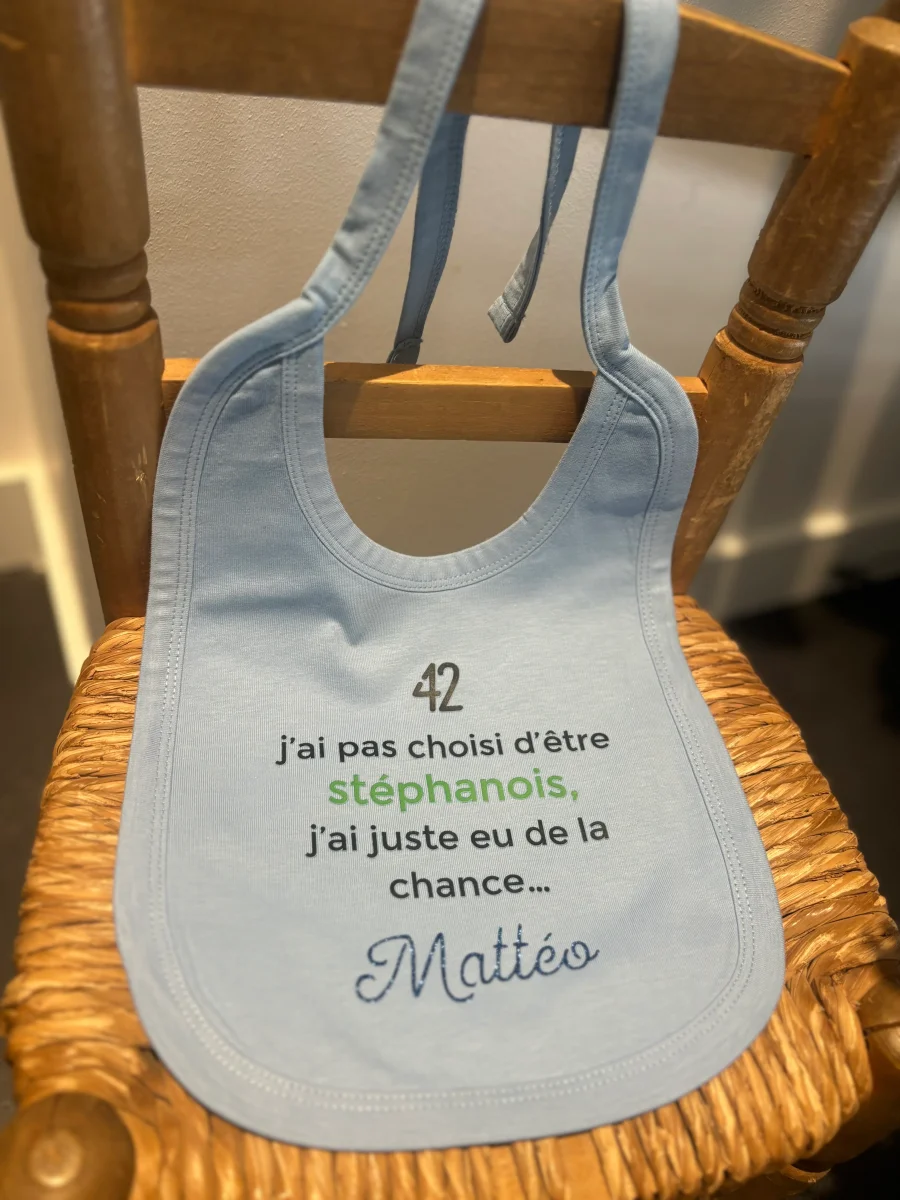 Bavoir garçon ciel personnalisable – Image 5