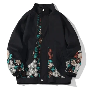 Veste Brodé Fleurs