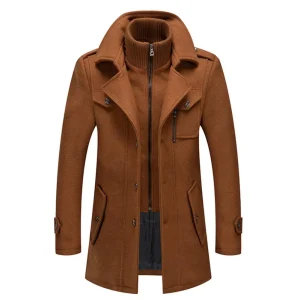 Trench-coat thermique pour homme | Coupe-vent