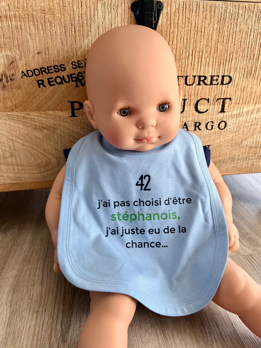 Bavoir garçon ciel personnalisable – Image 4