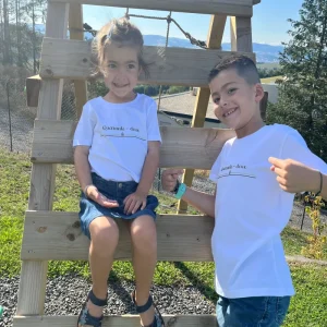 Tee-shirt 42 blanc enfant