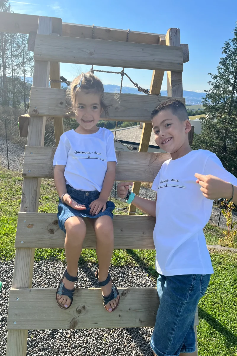 Tee-shirt 42 blanc enfant