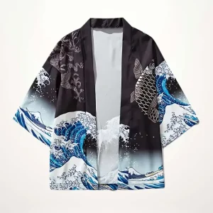 Cardigan Style Kimono Homme | Minimalisme Nippon