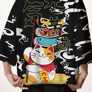 Veste Style Kimono Homme | Vibe Street et Manga