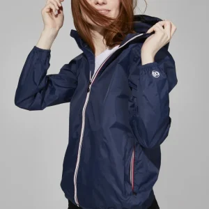 Veste de pluie imperméable zippée Femme Navy (bleu marine)