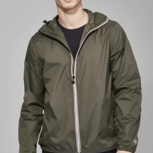 Veste de pluie imperméable zippée Homme Torba (vert kaki)