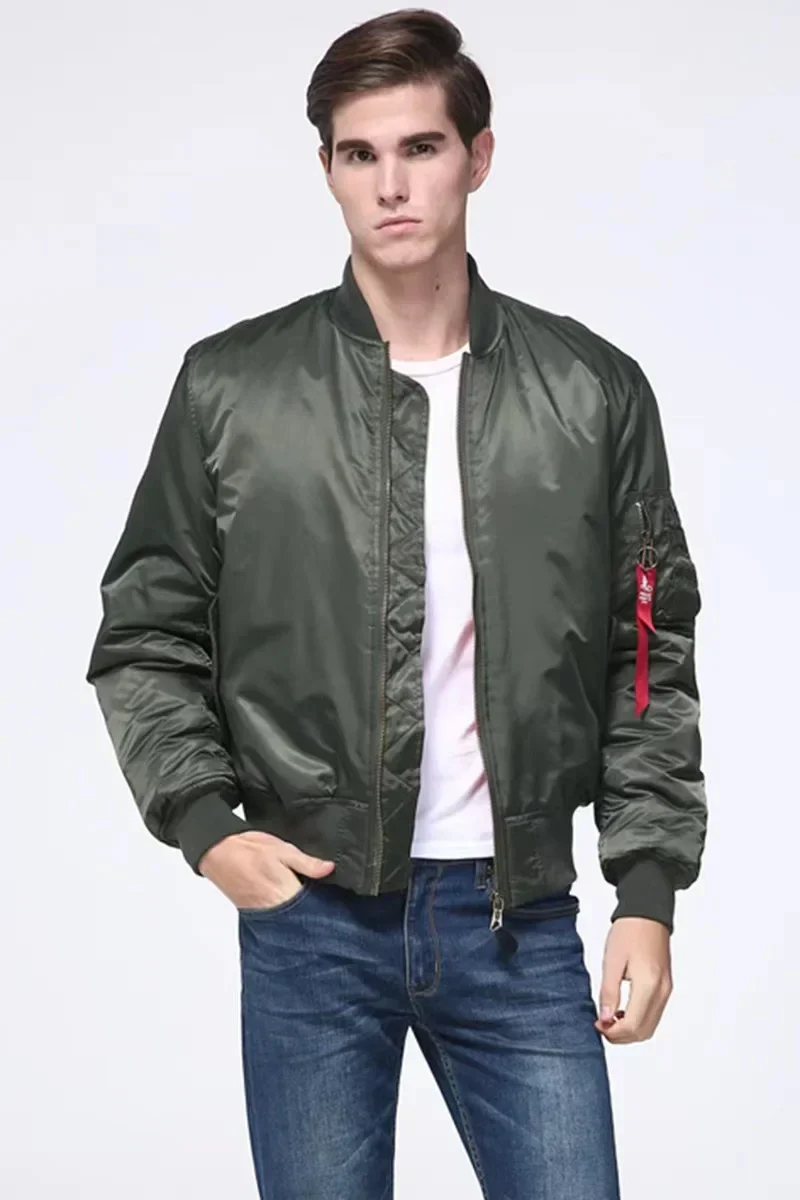 Veste bombardier unisexe en nylon | Imperméable – Image 4