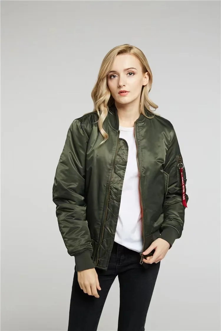 Veste bombardier unisexe en nylon | Imperméable – Image 2