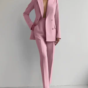 Ensemble tailleur élégant en stretch pour femmes