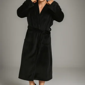 Peignoir Confortable Chaud avec Capuche