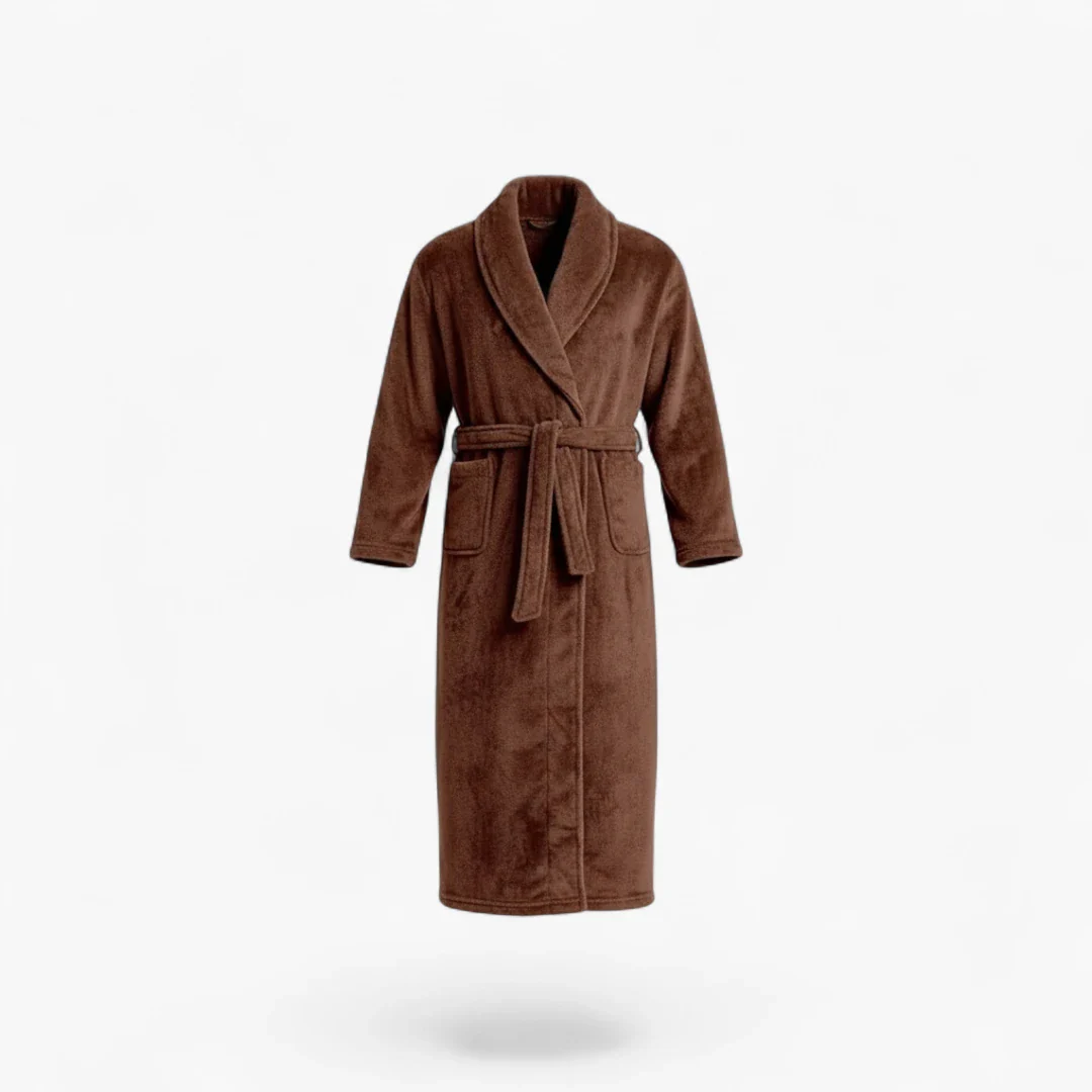 Peignoir Marron Homme Américain – Image 2