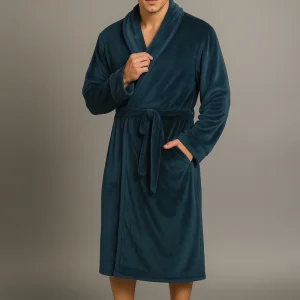 Peignoir Polaire Chaud et Éponge