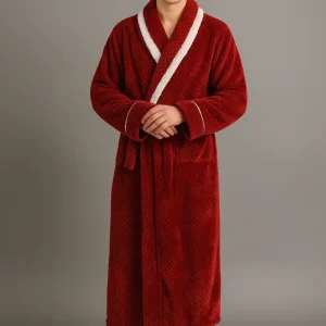 Peignoir Épais et Chaud en Éponge pour L'hiver