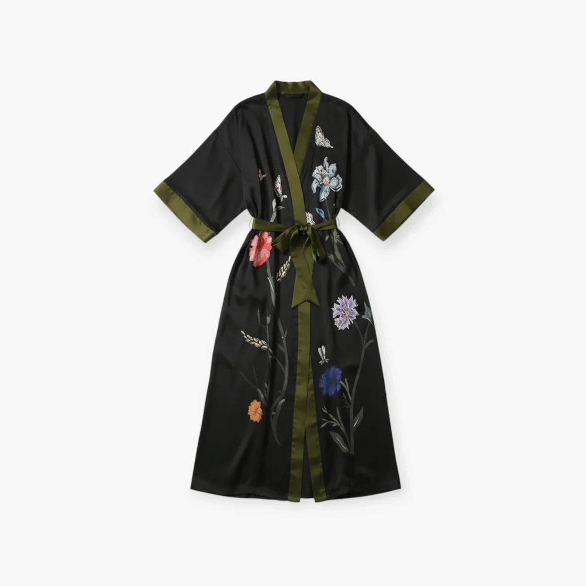Peignoir Kimono Femme Satin – Image 5