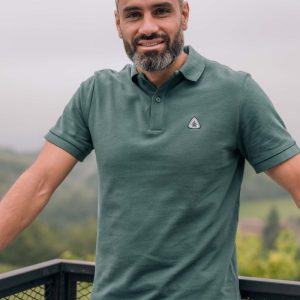 Polo Pampille homme piqué Vert Sapin