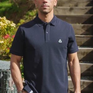 Polo Pampille Homme piqué Marine