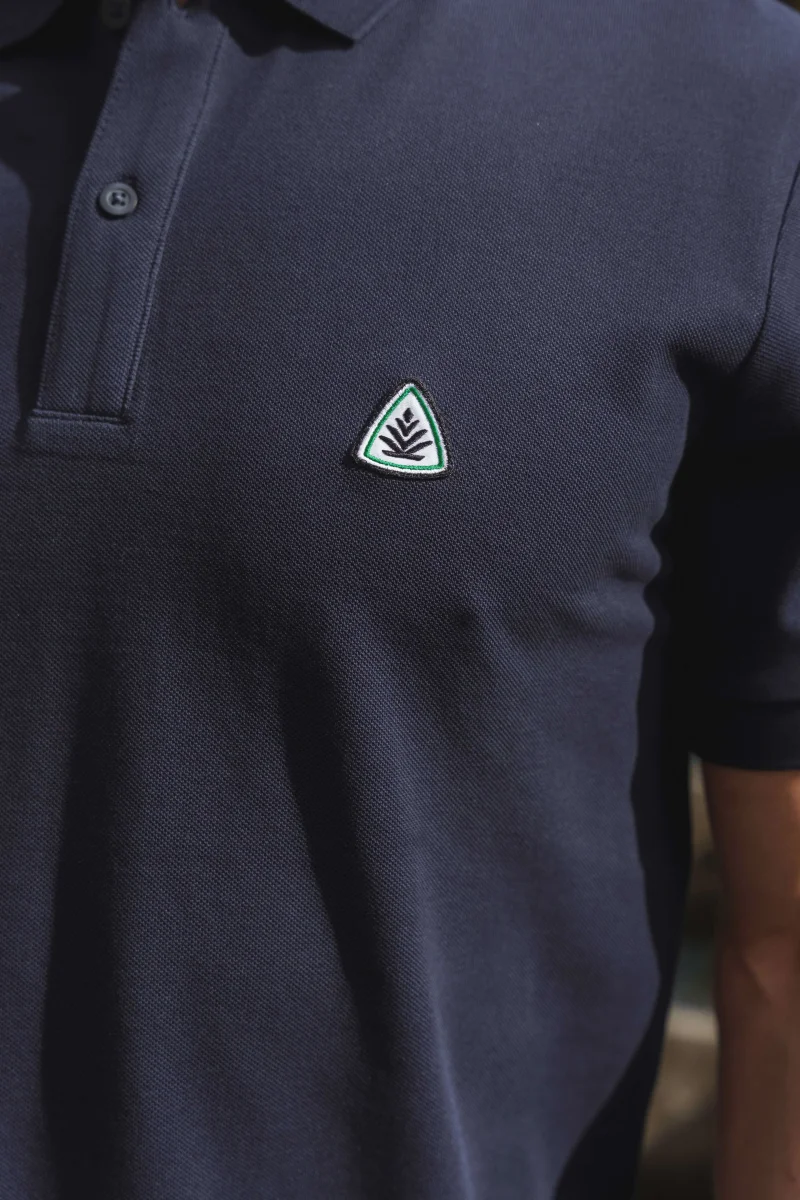 Polo Pampille Homme piqué Marine – Image 4