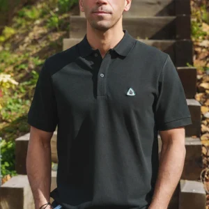 Polo Pampille Homme piqué Noir