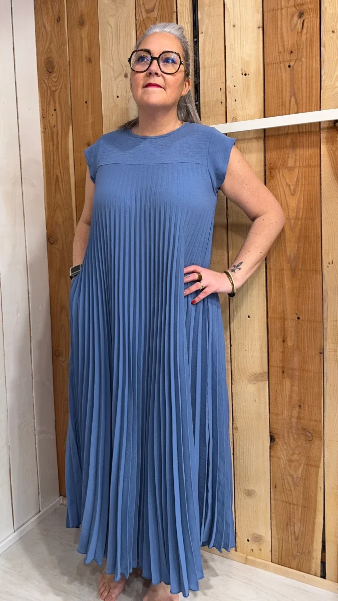 Robe longue plissée SONIA – Image 5
