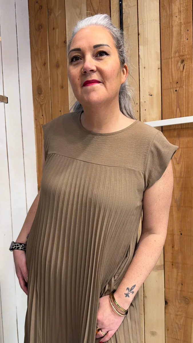 Robe longue plissée SONIA – Image 8