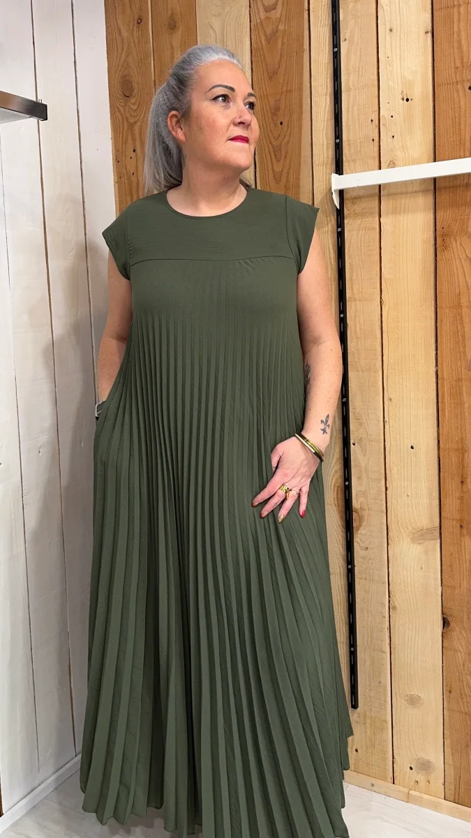 Robe longue plissée SONIA – Image 6
