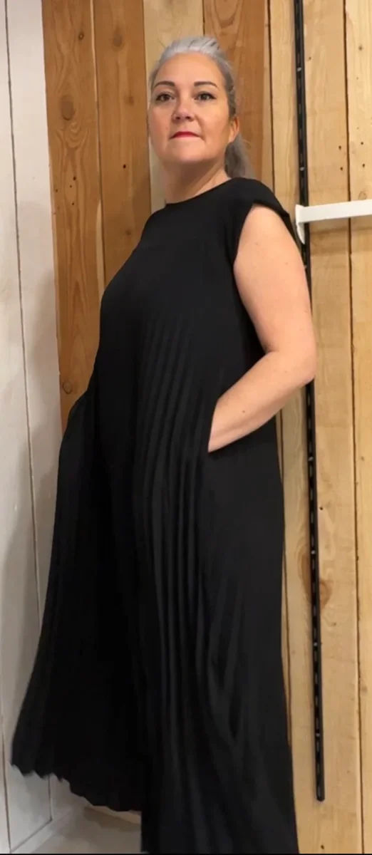 Robe longue plissée SONIA – Image 3
