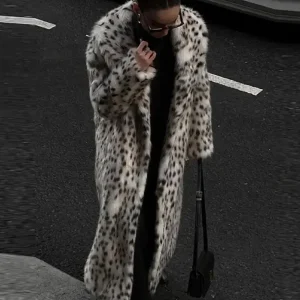 Trench-coat femme imprimé léopard | Hiver