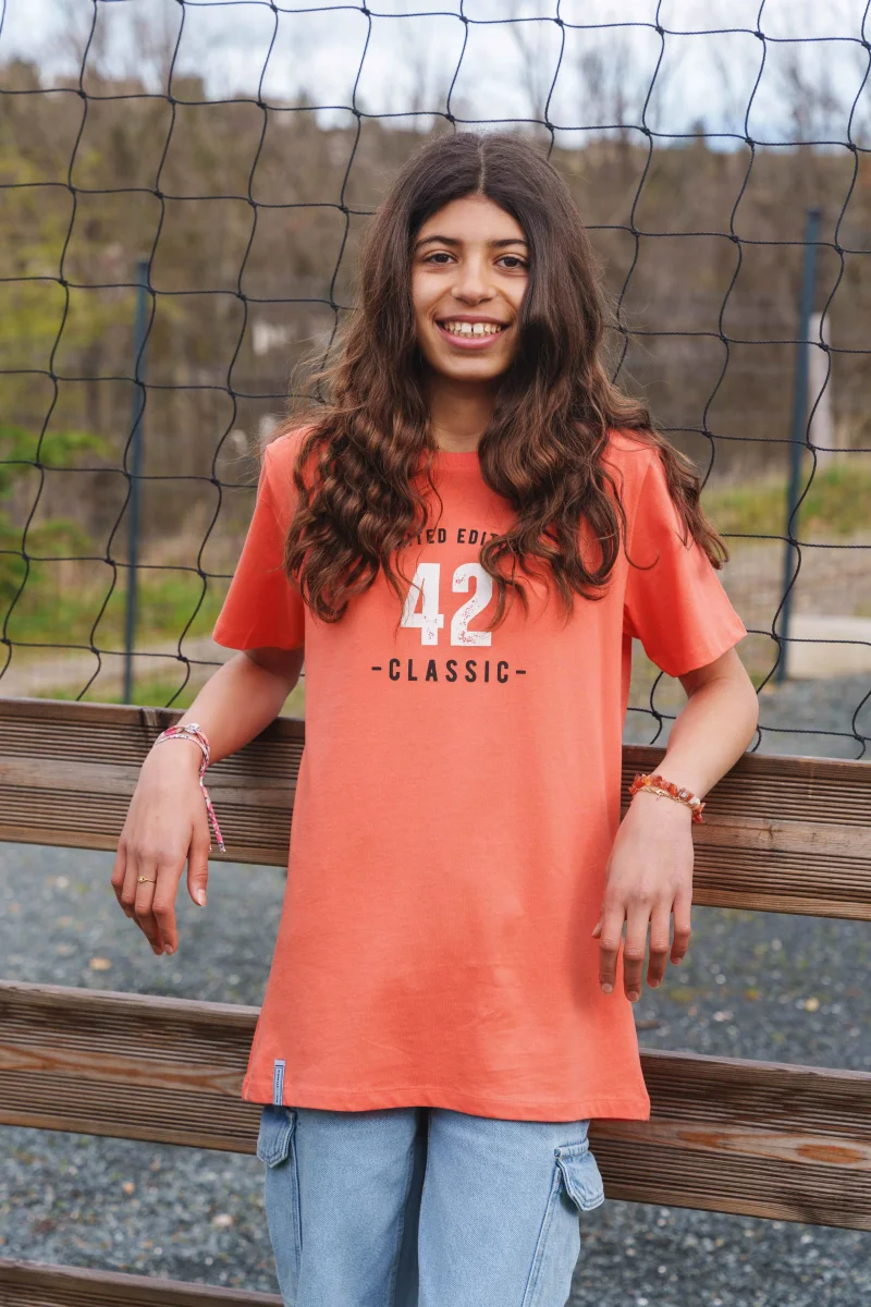 Tee-shirt édition 42 enfant orange – Image 4