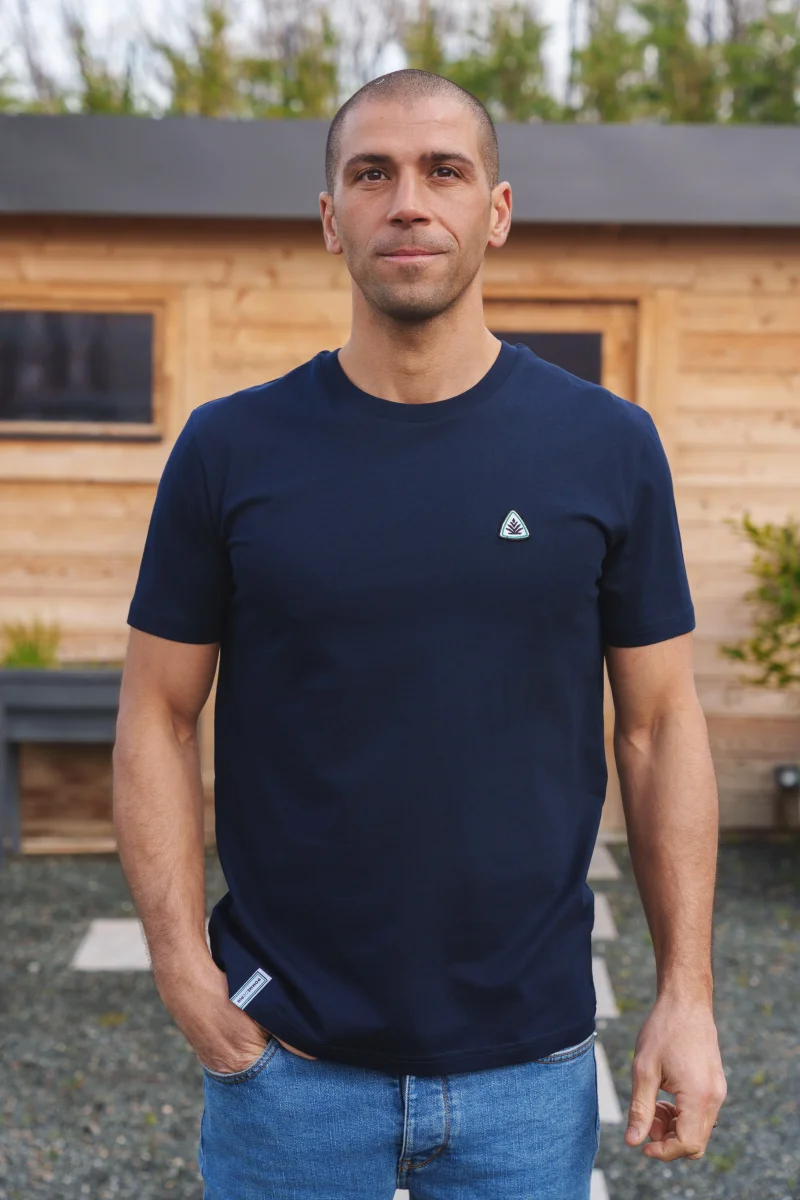 Tee-shirt classique Marine – Image 2