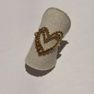 Bague coeur en acier inoxydable